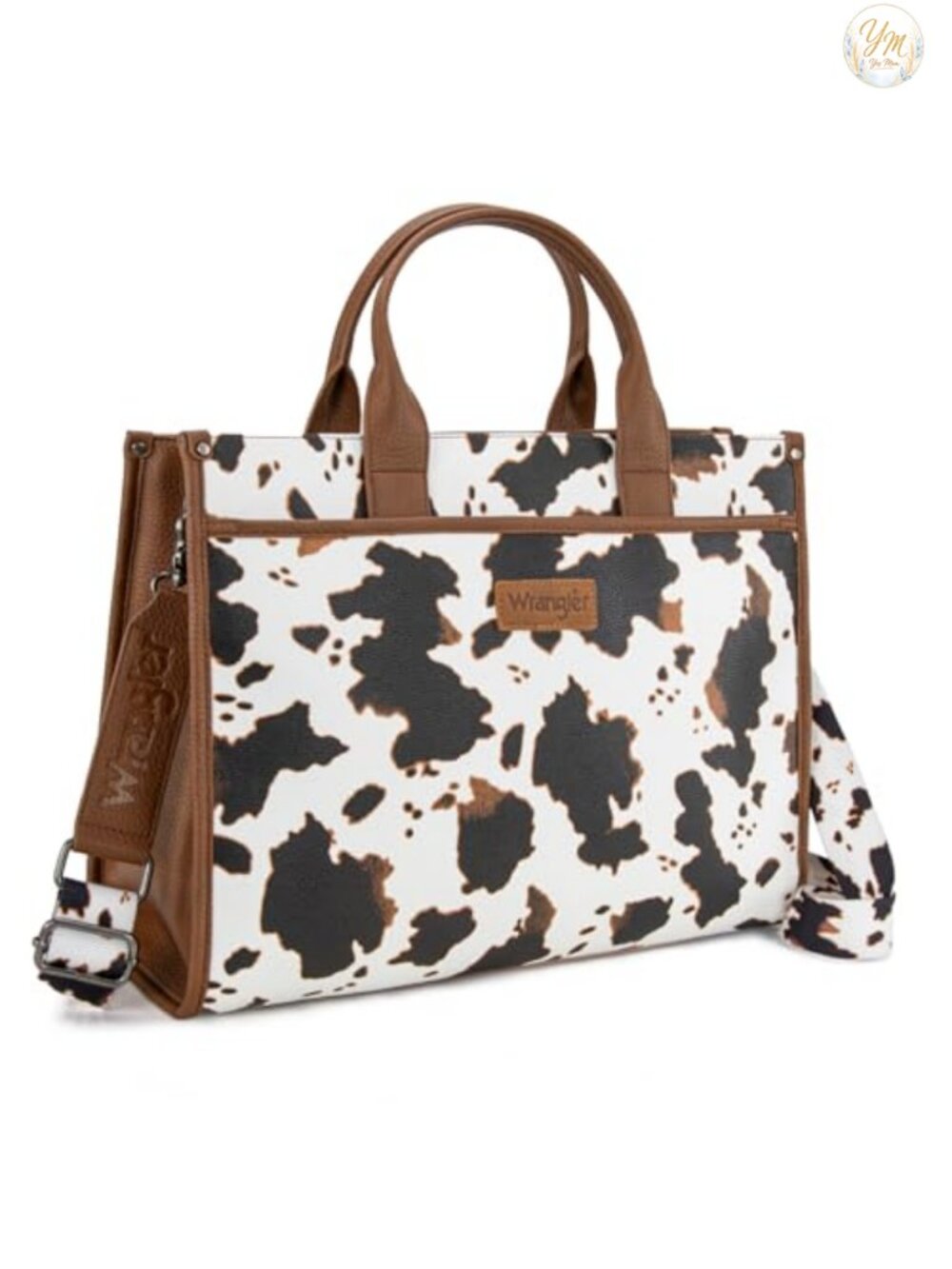 Faux Leather Laptop Tote Bag for Women 15.6 Inch Work Business Satchel with